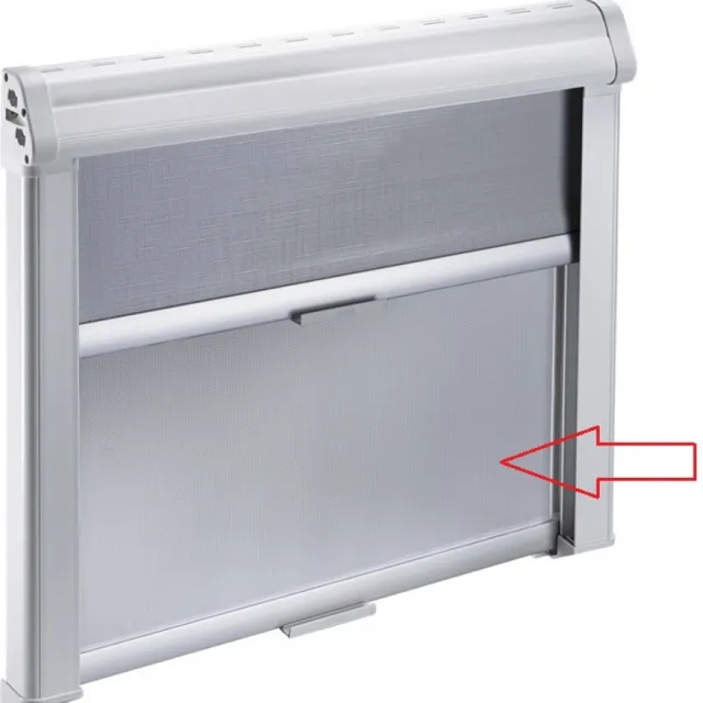 Dometic Verduisteringsstof met Kader Crème 200x85cm Beige/Zilver