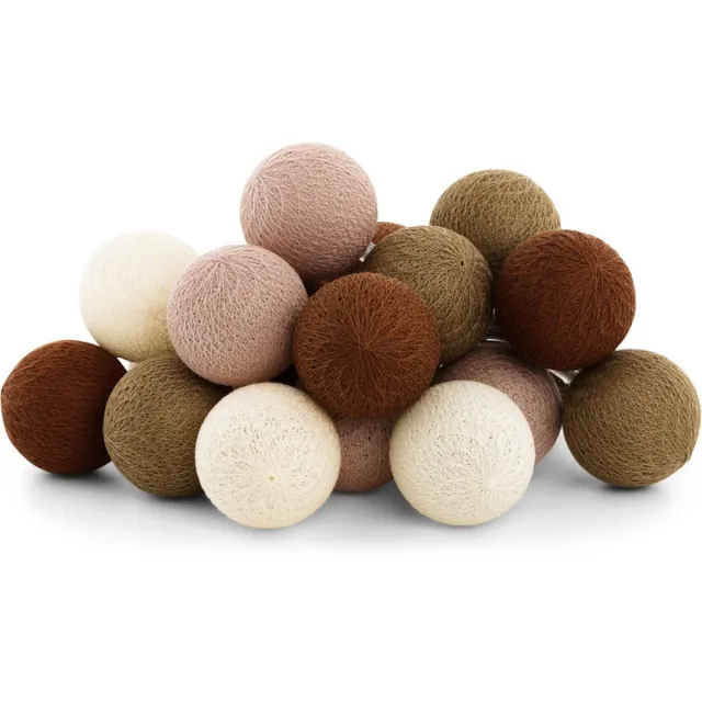 Cotton Ball Lights LED lichtslinger voor buiten - STARTERSET - verlengbaar - 20 lampjes - Terraza