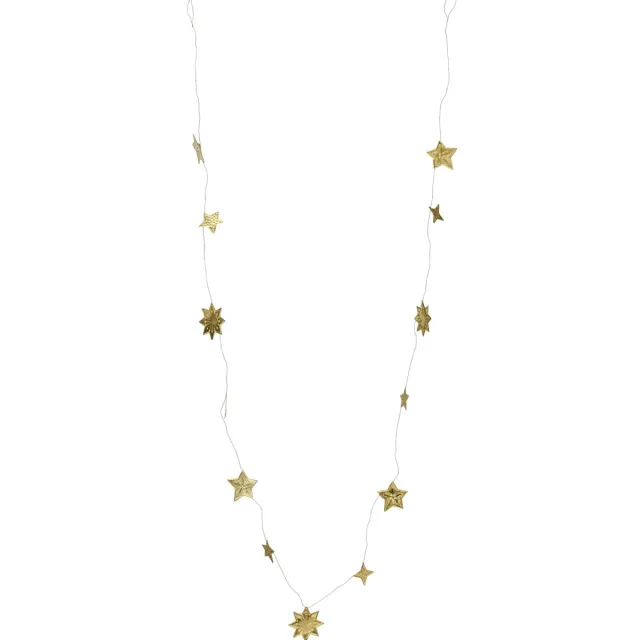 House Doctor guirlande Stars antiek brass