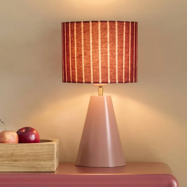NOUS Living Line tafellamp - roze/rood