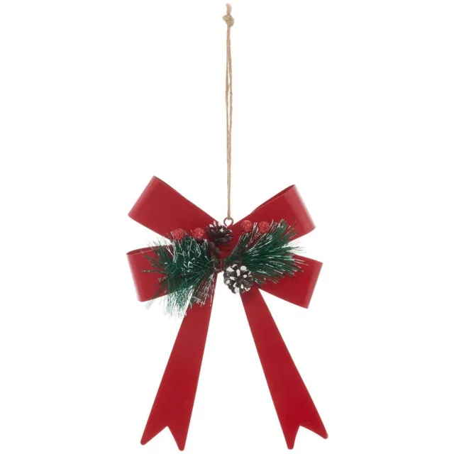 Atmosphera Créateur d'intérieur® SDN MET NOEUD TAK RGE 17CM Rouge