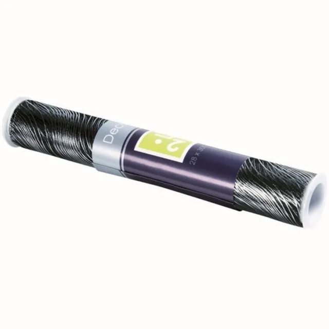 2LIF Milena Tafelband 9350 zwart 28cmx3mtr (rolled)