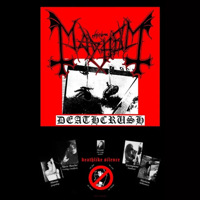 Rock Off Mayhem Textiel Poster Deathcrush Multicolours