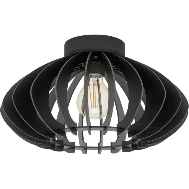 Eglo Cossano 3 Plafondlamp - E27 - Ø 38 cm - Zwart
