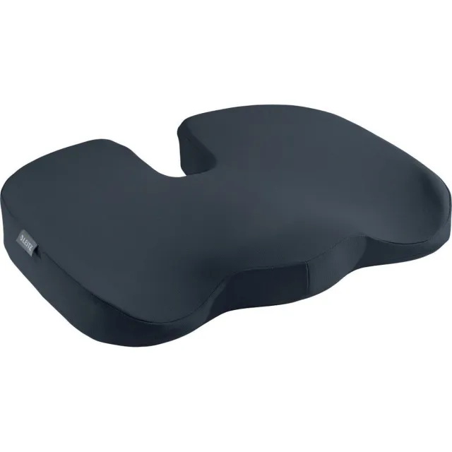 Leitz Ergo Cosy Ergonomisch Zitkussen voor Bureaustoel - Fluweel Grijs