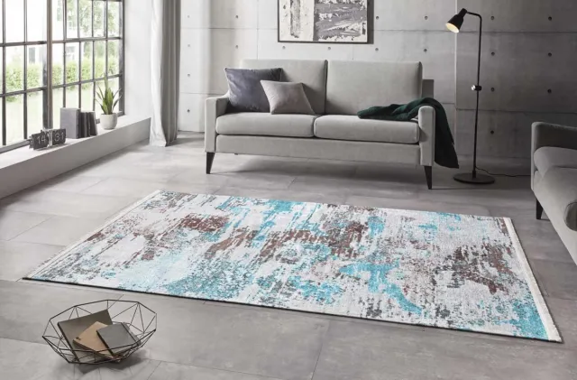 Nouristan Design vloerkleed - Keon blauw/grijs 120x170