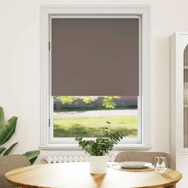 vidaXL Rolgordijn verduisterend 104,4x175 cm koffiebruin