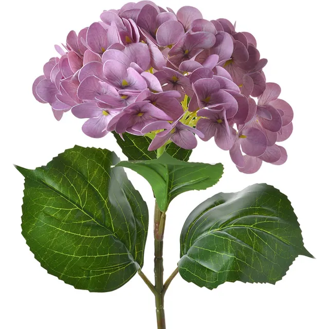 Clayre & Eef Kunstbloem Hortensia 67 cm Paars Kunststof