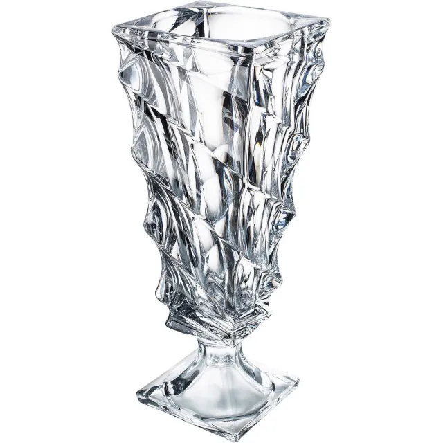 Crystalite Bohemia Casablanca vaas op voet 39 cm doorschijnend