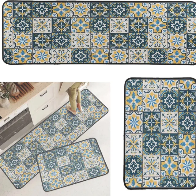 DailySupplies® Keukenloper - Keukenmat - Keuken Vloerkleed - Wasbaar - Groen