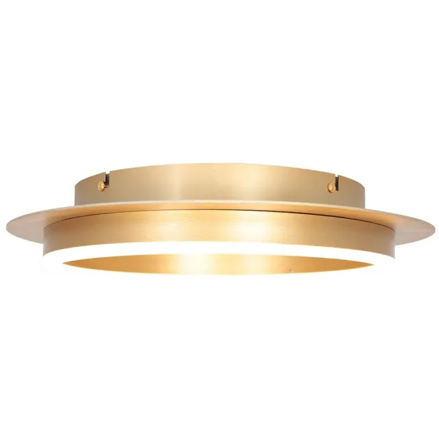 Steinhauer Plafonnieres Ringlux 3655GO gouden plafondlamp Ø32cm met geïntegreerde LED verlichting van Steinhauer