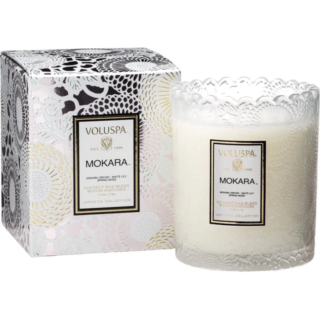 Voluspa Geurkaars Mokara Classic Candle Wit