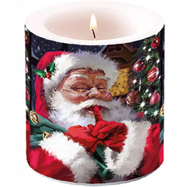 Ambiente Kaars - Small - Hush Hush - Kerst Wit