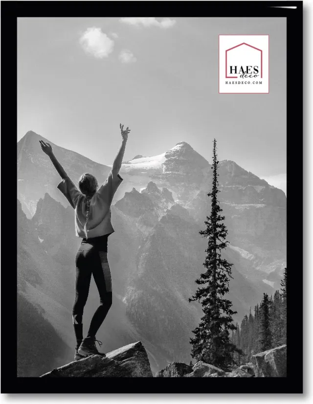 HAES deco Kunststof fotolijst 15x20 zwart Easy Frame - EF3B