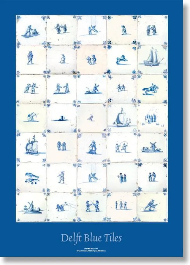 Lanzfeld (museumwebshop.com) Poster, 50x70, Delfts Blauwe Tegels , c 1600