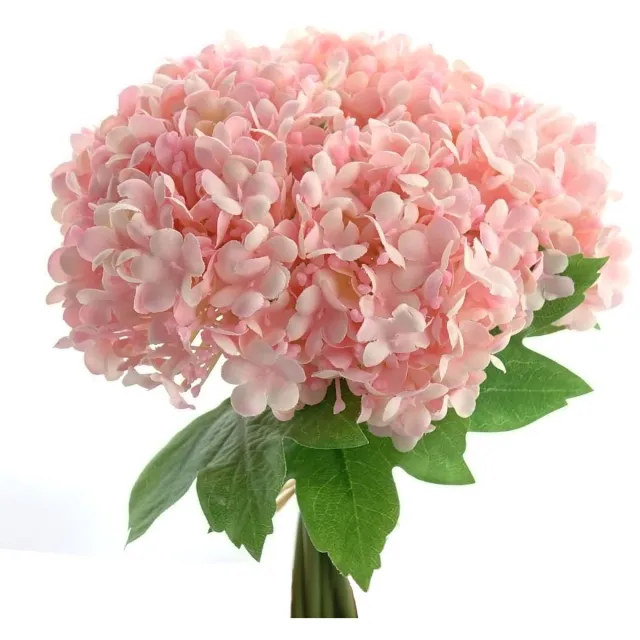 Gasper Sneeuwbalboeket Roze 23 cm 5-delige Bundel - Kunstbloemen