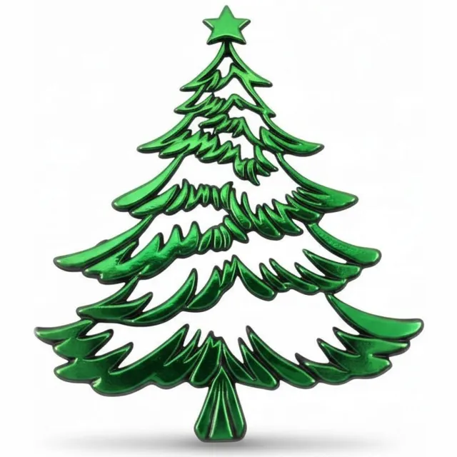 ZPZ Kerstboomhanger voor tellicht, groot, decoratie voor Allerheiligen Groen