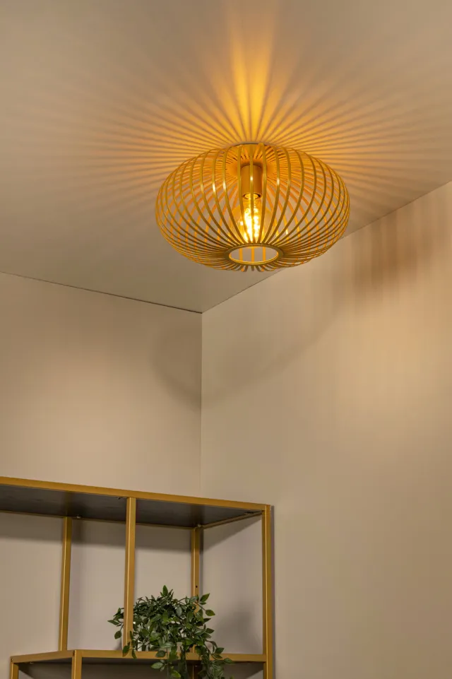 NOUS Living plafondlamp Blade (Ø40 cm) rich goud