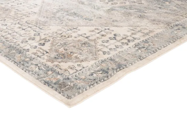 Vercai Rugs Oregon Collectie - Hoogpolig Vloerkleed - Zacht Tapijt voor Woonkamer - Polyester - Grijs