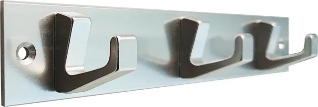 Avenue Decoration AVENUE handdoekrek / wandkapstok met 3 haken | ALUMINIUM