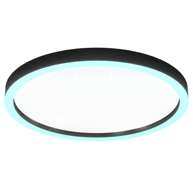 EGLO connect.z Romao-Z Smart Plafondlamp - Ø 57 cm - Wit/Grijs - Instelbaar RGB & wit licht - Dimbaar - Zigbee