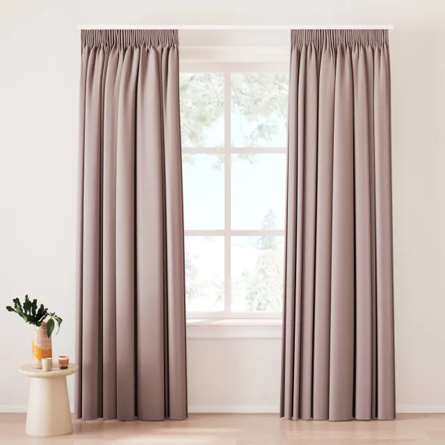 NOUS Living Verduisterend gordijn kant en klaar Snooze (per stuk) (280 x 270 cm)* Licht roze - Snooze 45 Licht Pink