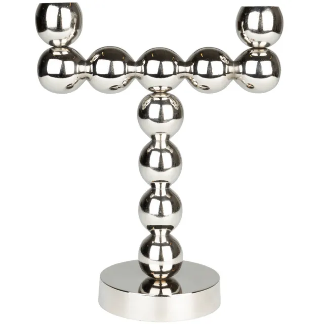 Zuiver Bubbles kandelaar Zilver