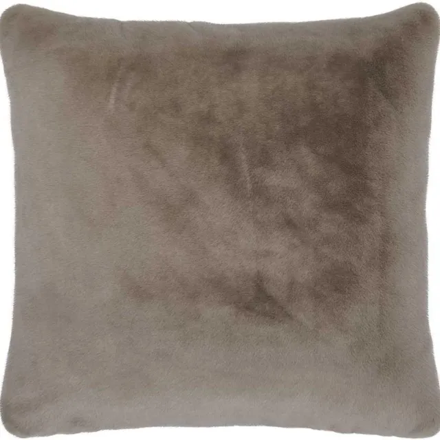 Essenza Furry Sierkussen Taupe - 50x50 cm