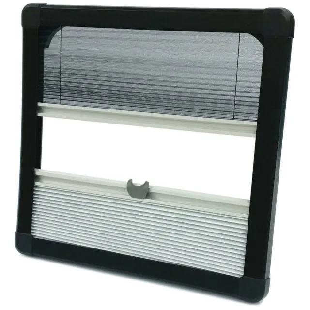 Horrex Gebogen Duo Plissé R5000 Zwart 314x414