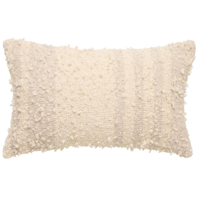 Atmosphera Créateur d'intérieur® Rechthoekig kussen Beryl, 30 x 50 cm, beige Beige lin