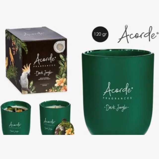 Acorde Geurkaars 3x Dark Jungle groen