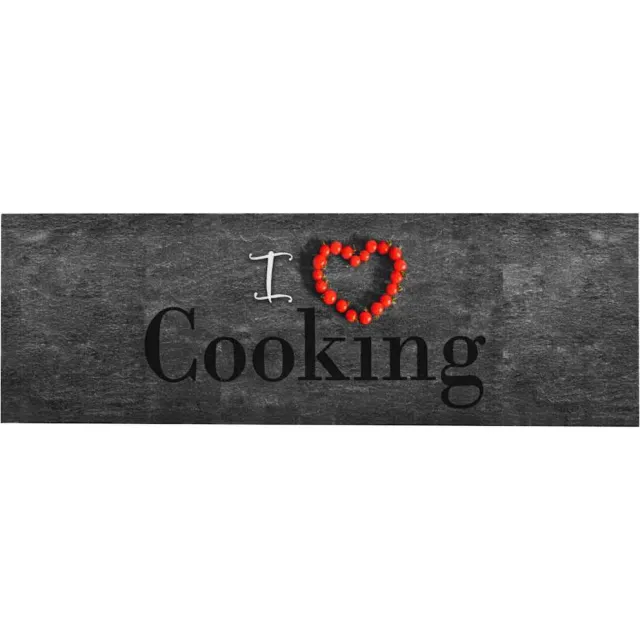 vidaXL Keukenmat wasbaar Cooking 60x300 cm Meerkleurig
