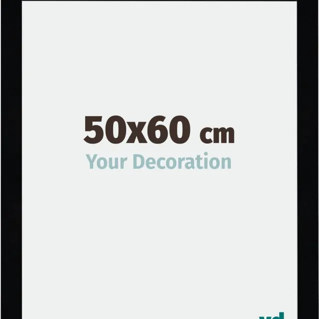 yd. Your Decoration - Fotolijst 50x60 cm - MDF - Zwart Hoogglans - Mura
