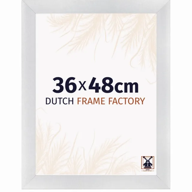 Dutch Frame Factory Fotolijst 36x48 cm - MDF - Zilver Mat - Praag
