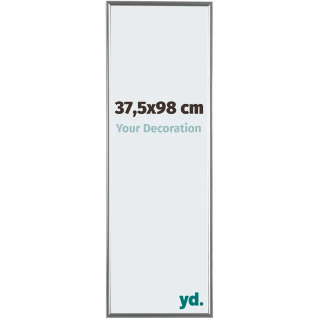 yd. Your Decoration - Fotolijst 37,5x98 cm - Kunststof - Zilver Hoogglans - Evry
