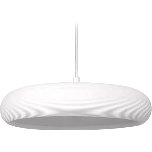 LEDVANCE OSRAM Decor Plaster Pure hanglamp 298mm E27 wit, gips, metaal, hoogwaardige uitstraling, voor woonkamer en eetkamer