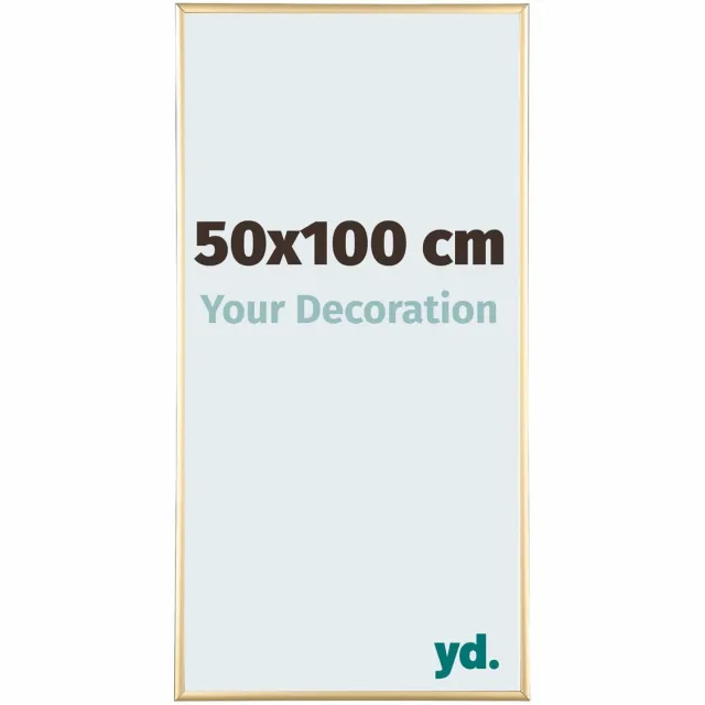 yd. Your Decoration - Fotolijst 50x100 cm - Aluminium - Goud - Kent