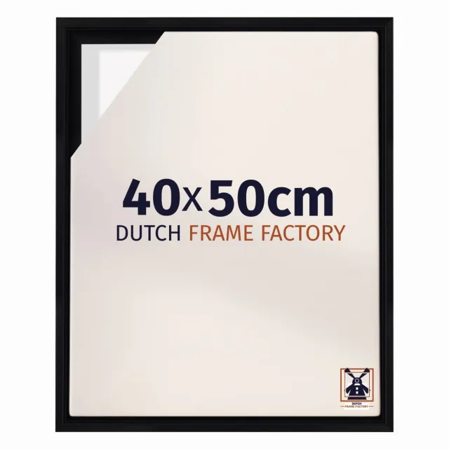 Dutch Frame Factory Baklijst 40x50 cm - Zwart Mat - Geschikt voor Canvasdoek - MDF Baklijst Lausanne
