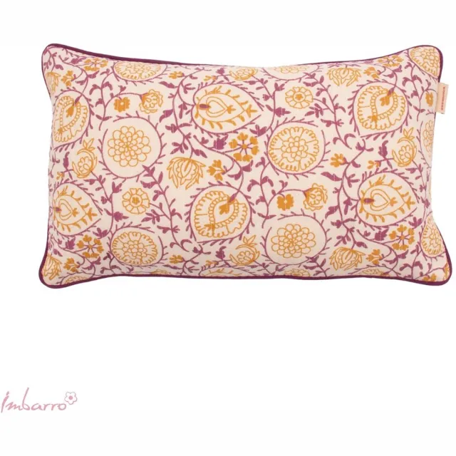 Imbarro Home & Fashion Imbarro- Kussen - Sierkussen - Nayeli - 100% Katoen - 30x50cm Geel