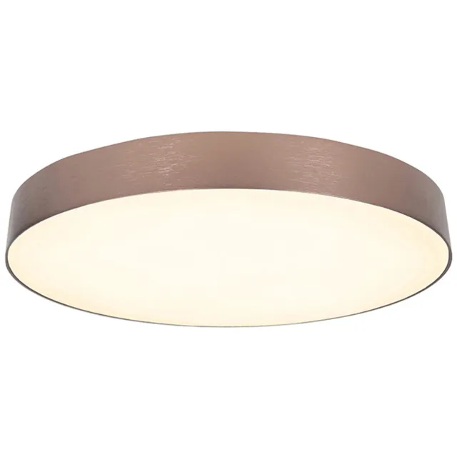 Highlight Moderne LED Plafonnieres Aura 1 Lichtpunt Rond Champagne Metaal Slaapkamer Gang/Hal Keuken Dimbaar Diameter 28cm
