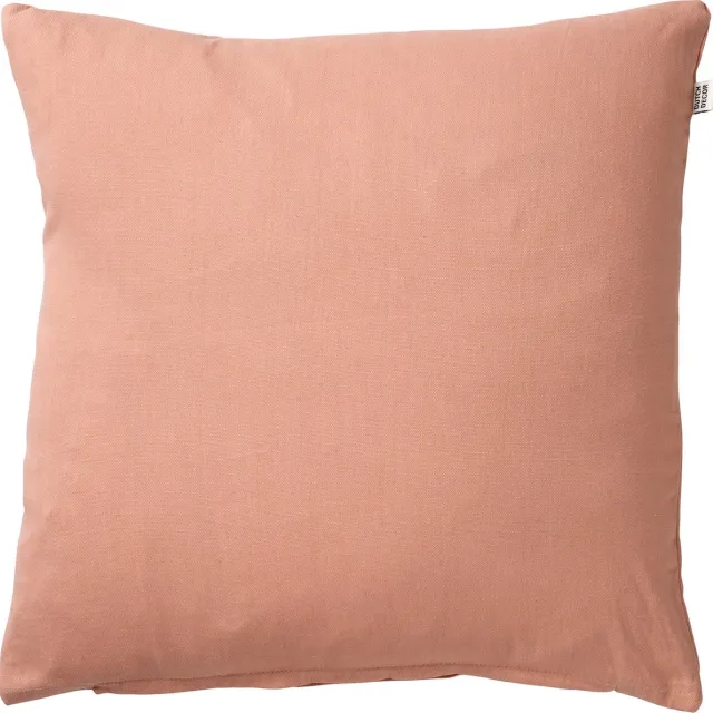 Dutch Decor JAMES - sierkussen 45x45 cm - duurzaam katoen - effen kleur - Muted Clay - roze - Inclusief binnenkussen - Luxe kussens voor woonkamer & bank
