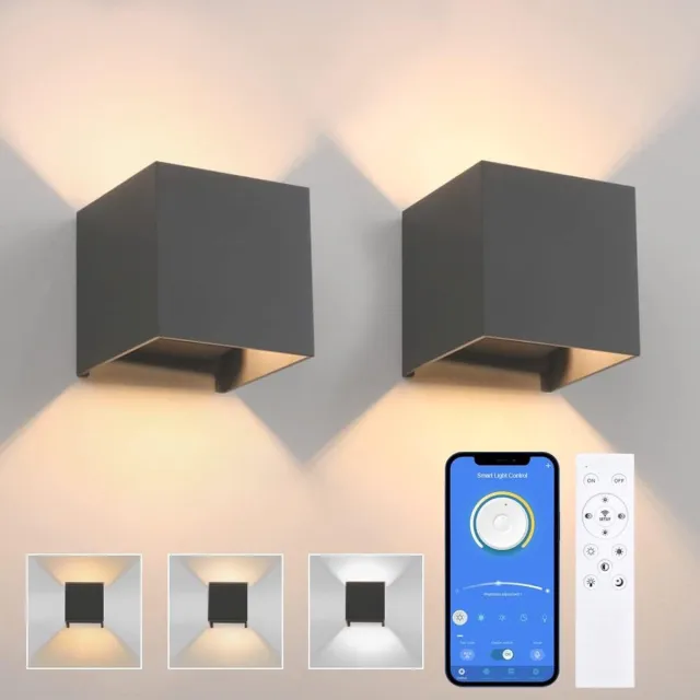 Solacis Wandlamp oplaadbaar - Wandlamp - Wandlamp oplaadbaar binnen - Wandlamp binnen - Must have voor in uw woning! Donkergrijs