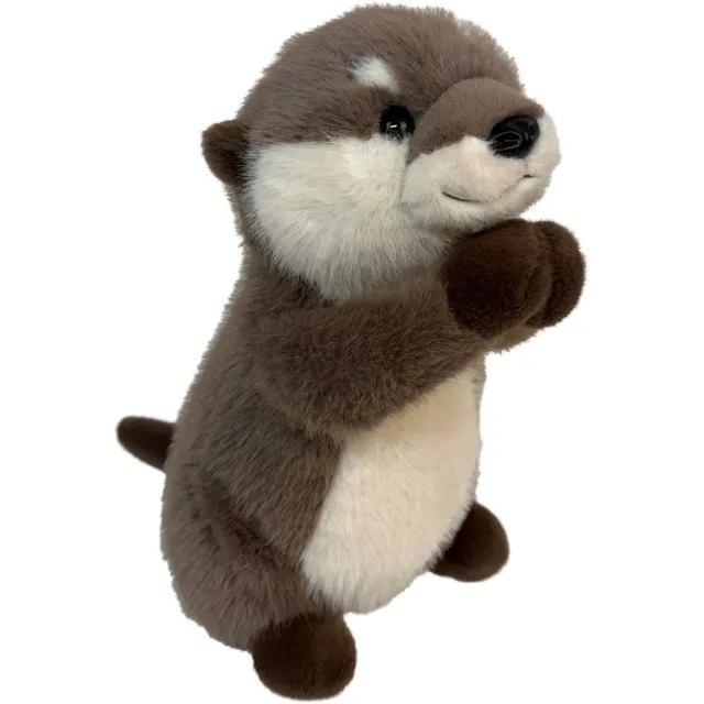 UNUS Knuffel otter bruin 35cm met magnetische pootjes