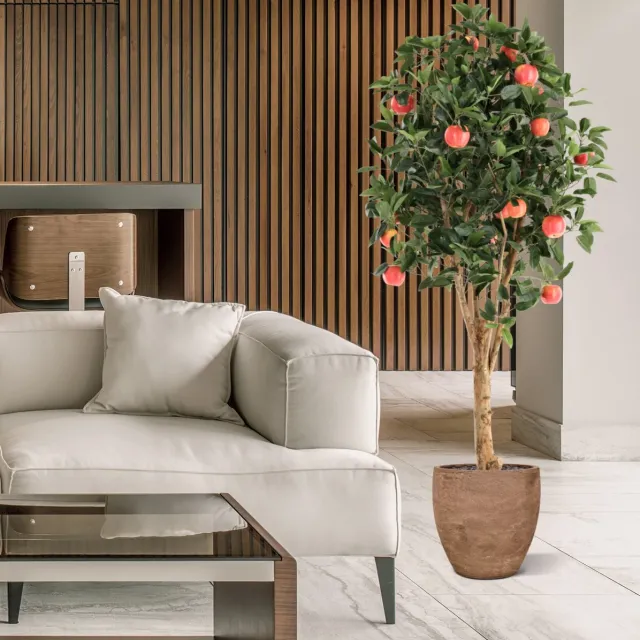 maxifleur Kunstplanten Appel Kunstboom Deluxe 200cm Groen