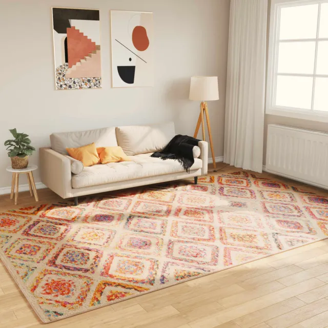 vidaXL Vloerkleed wasbaar 190x300 cm meerkleurig, foto 2