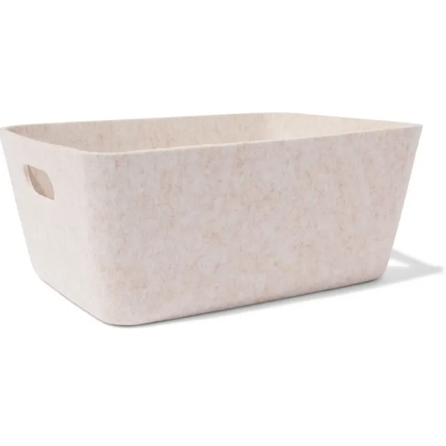 HEMA Mand 27x36x17cm vilt beige