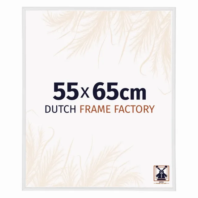 Dutch Frame Factory Fotolijst 55x65 cm - Kunststof - Wit Hoogglans - Angers