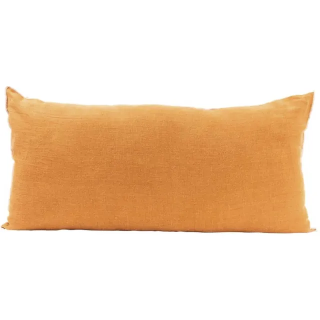 Haomy Chennai linnen kussen chamois-55 x 110 cm