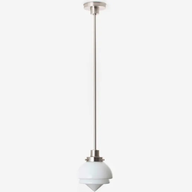 Coloured by Art Hanglamp Small Pointy 20's Matnikkel - Art Deco Trade