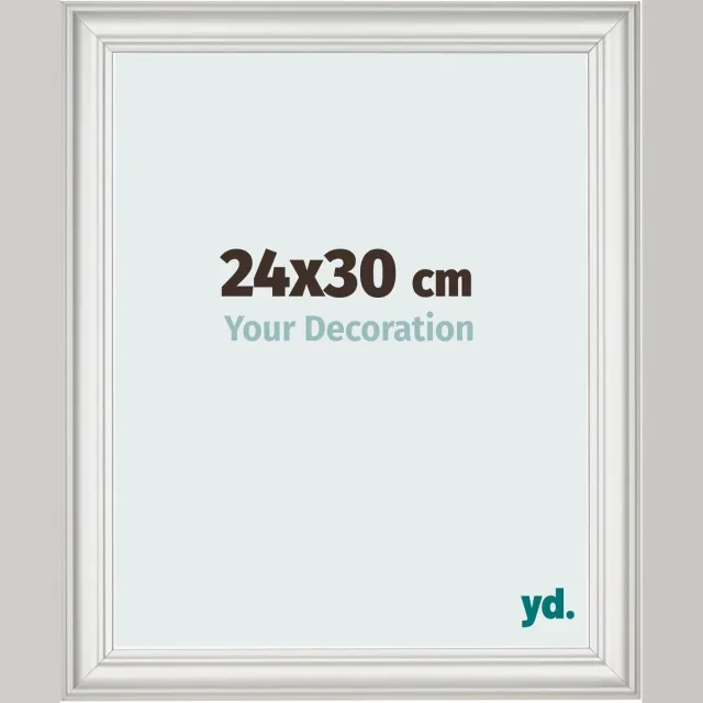 yd. Your Decoration - Fotolijst 24x30 cm - MDF - Wit Geveegd - Lazio